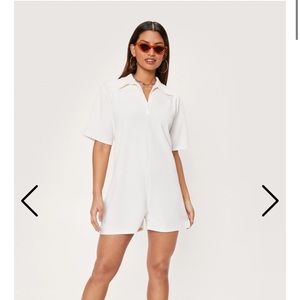 BNWT Nastygal ribbed romper